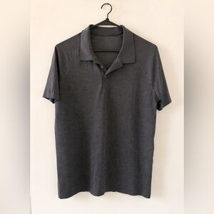 Lululemon Men's Gray Polo Shirt XL